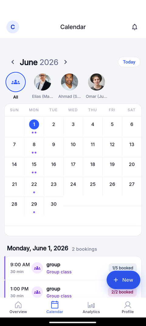 Dorak — calendar and appointment scheduling for store owners